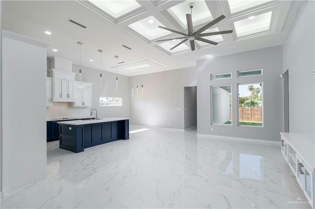 Elegant Residence — Coffered Ceiling Detail